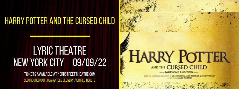 Harry Potter and The Cursed Child at Lyric Theatre tickets Harry Potter and The Cursed Child at Lyric Theatre