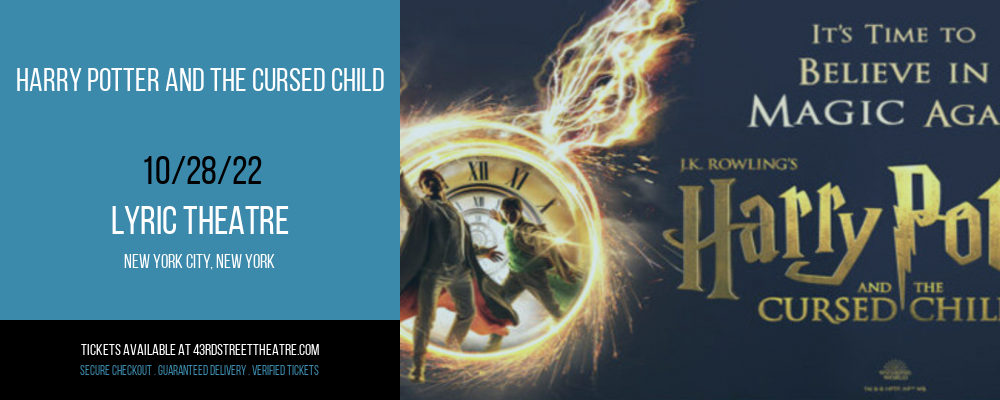 Harry Potter and The Cursed Child at Lyric Theatre tickets Harry Potter and The Cursed Child at Lyric Theatre