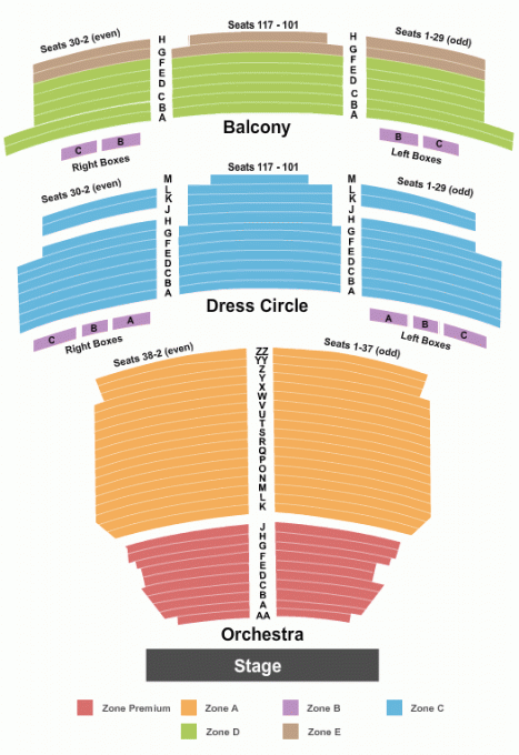 Lyric Theater Harry Potter Seating Chart