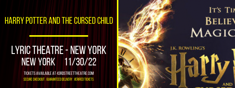 Harry Potter and The Cursed Child at Lyric Theatre tickets Harry Potter and The Cursed Child at Lyric Theatre