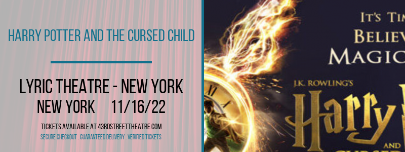 Harry Potter and The Cursed Child at Lyric Theatre